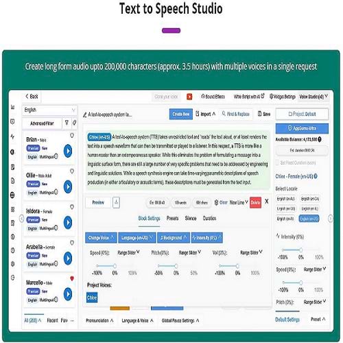 Text to Speech