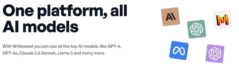 Writeseed  platform includes 11 different AI models