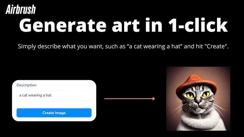 Generate art in 1-click.